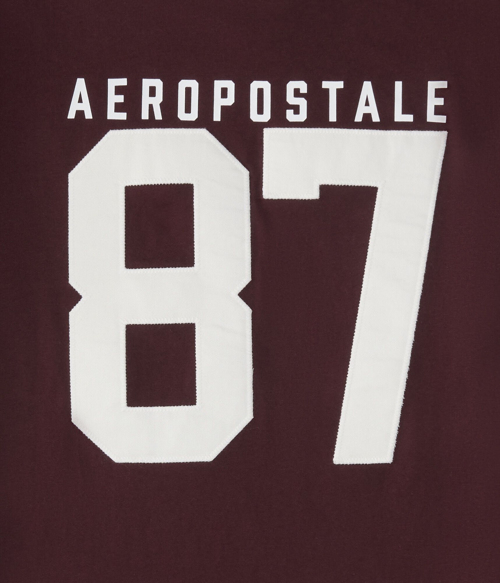 Aeropostale Large 87 Appliqu&eacute; Graphic Tee