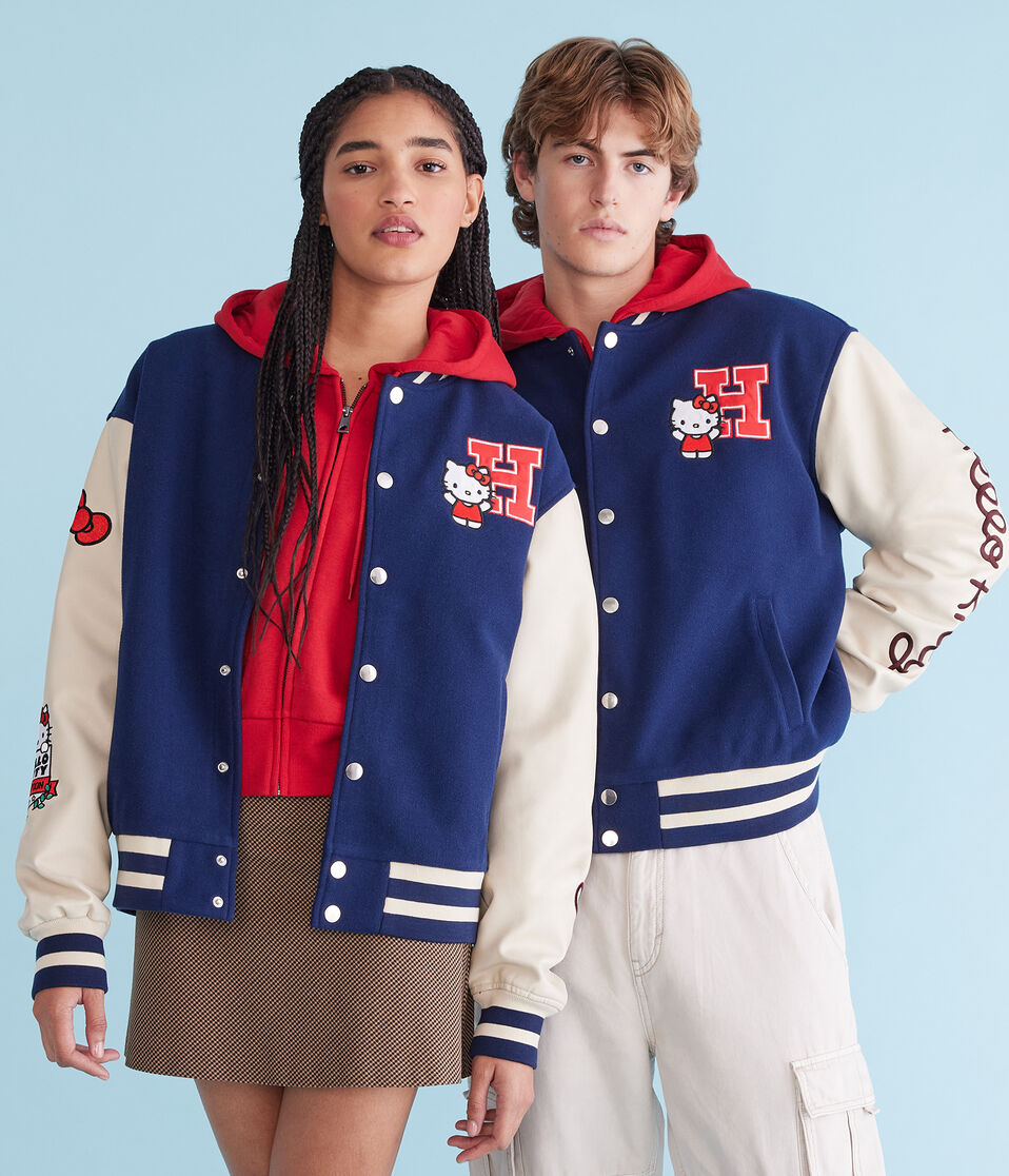 Hello Kitty Varsity Bomber Jacket