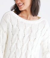 Wear 2 Ways Oversized Cable Sweater