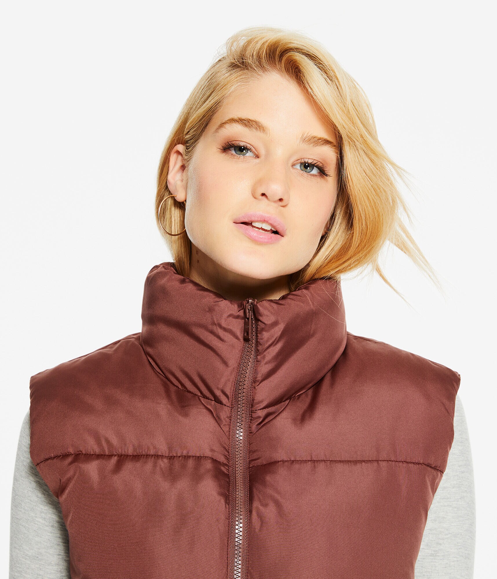 Lightweight Cropped Puffer Vest