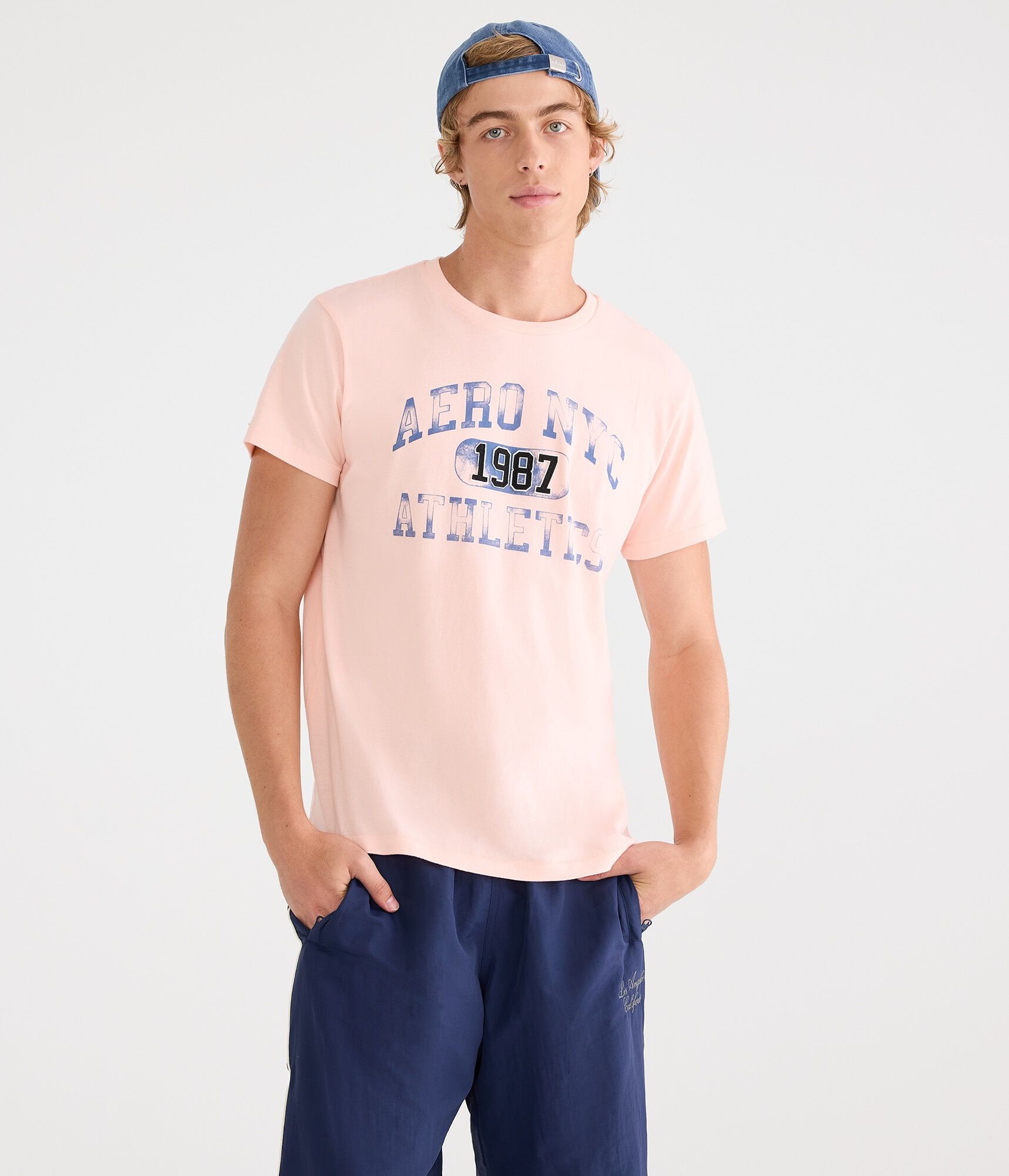 Aero NYC Athletics Appliqu&eacute; Graphic Tee