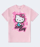 Hello Kitty Airbrush Oversized Graphic Tee