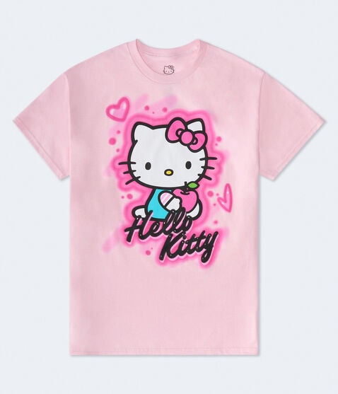 Hello Kitty Airbrush Oversized Graphic Tee Hello Kitty Airbrush Oversized Graphic Tee