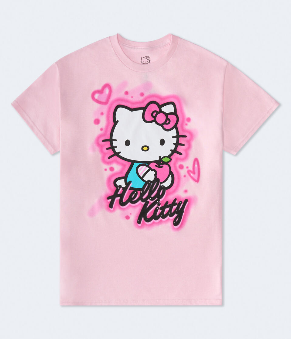 Hello Kitty Airbrush Oversized Graphic Tee