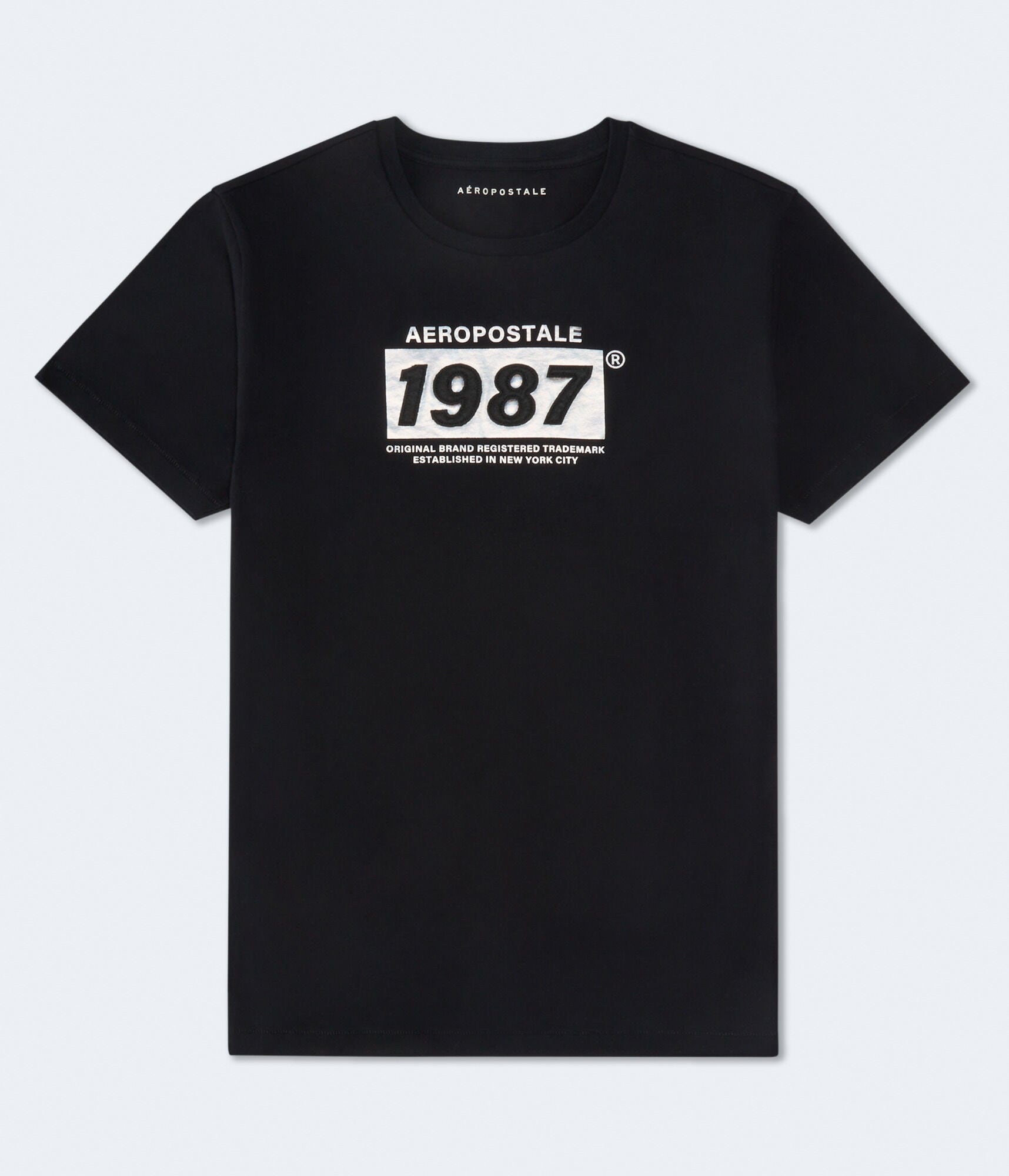 Aeropostale 1987 Box Logo Appliqué Graphic Tee