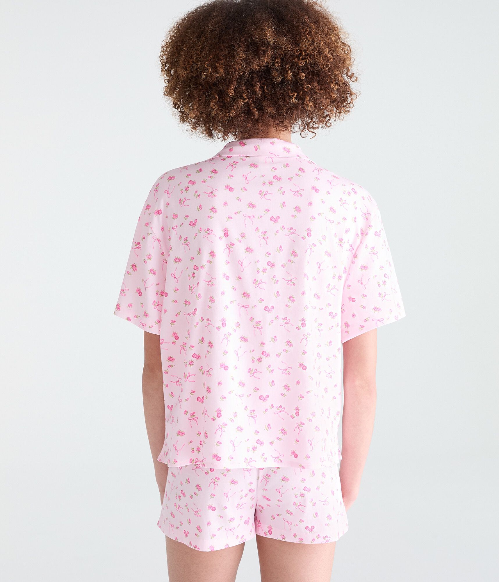 Short Sleeve Teddy Bear Sleep Shirt