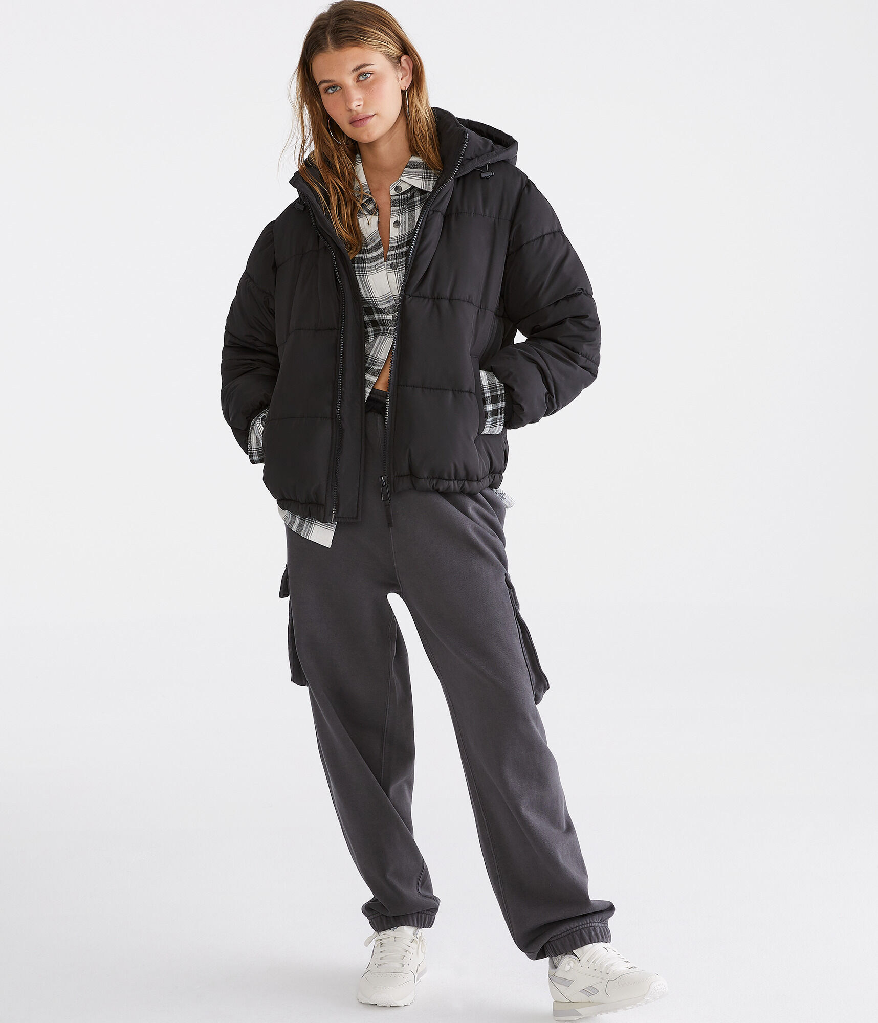 Midweight Hooded Puffer Jacket