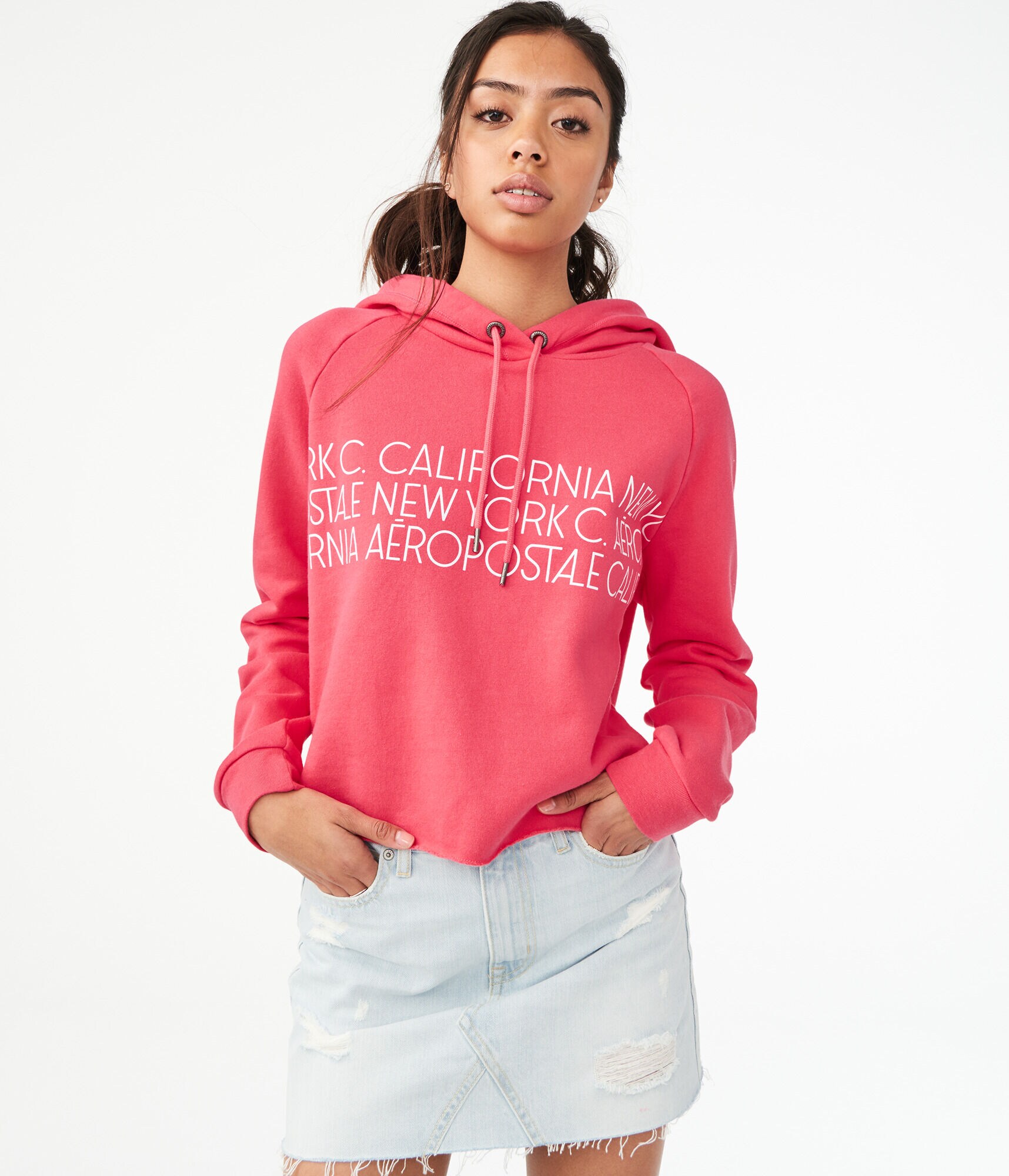 New York &amp; California Pullover Hoodie