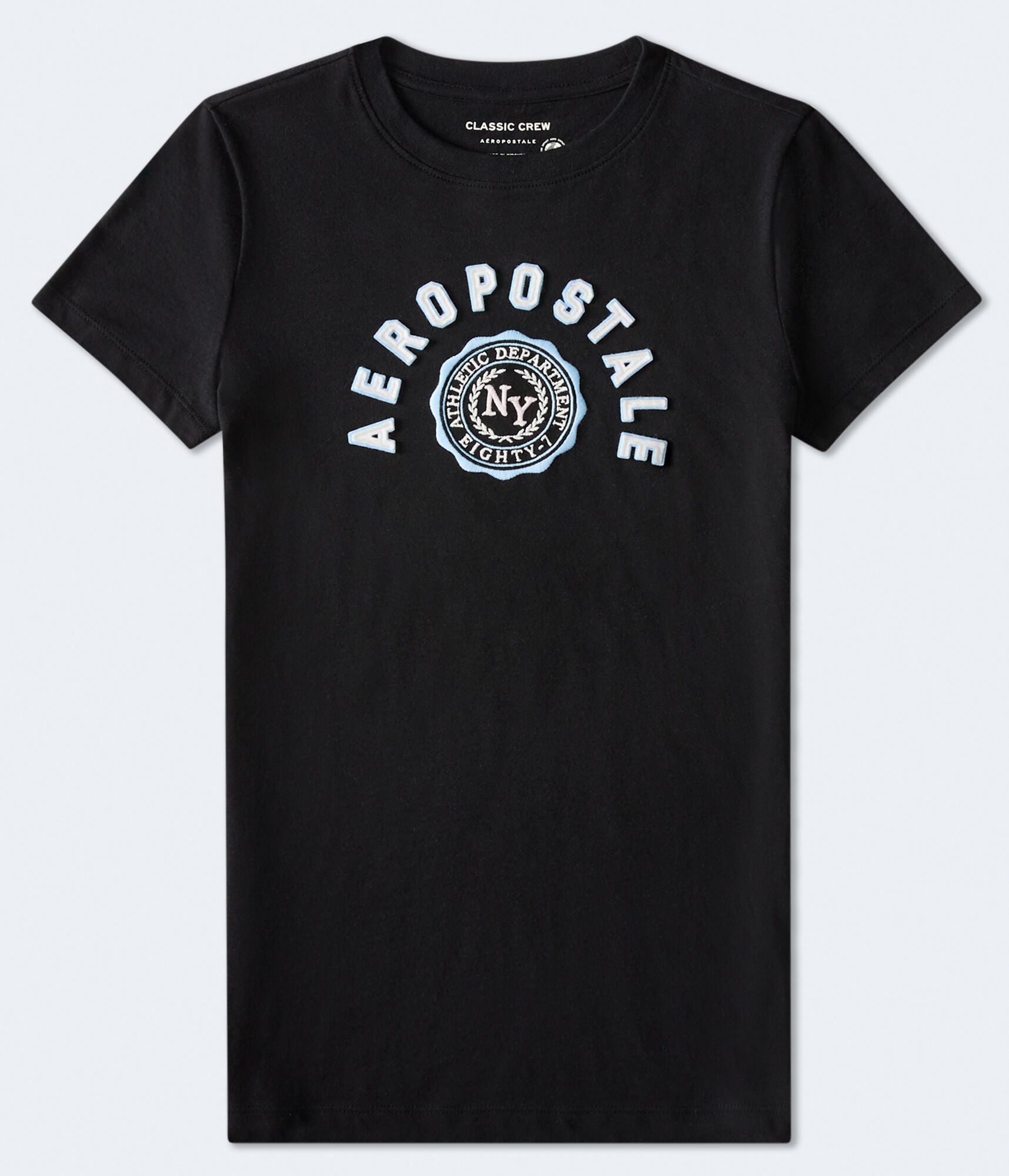 Aeropostale Arch Crest Appliqué Graphic Tee