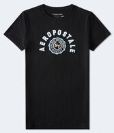 Aeropostale Arch Crest Appliqué Graphic Tee