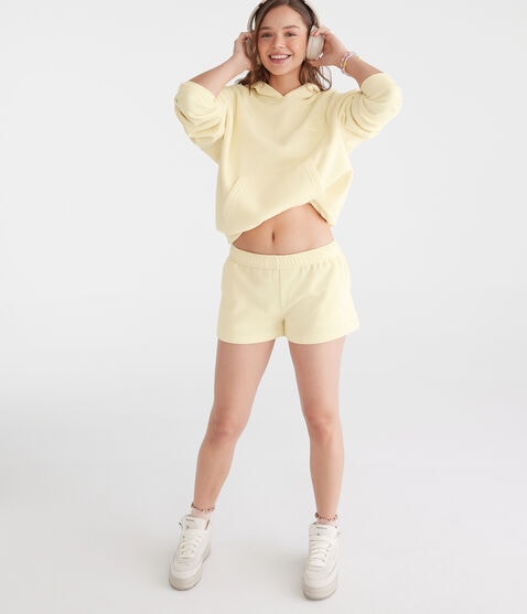 Sunkissed High-Rise Fleece Shorts