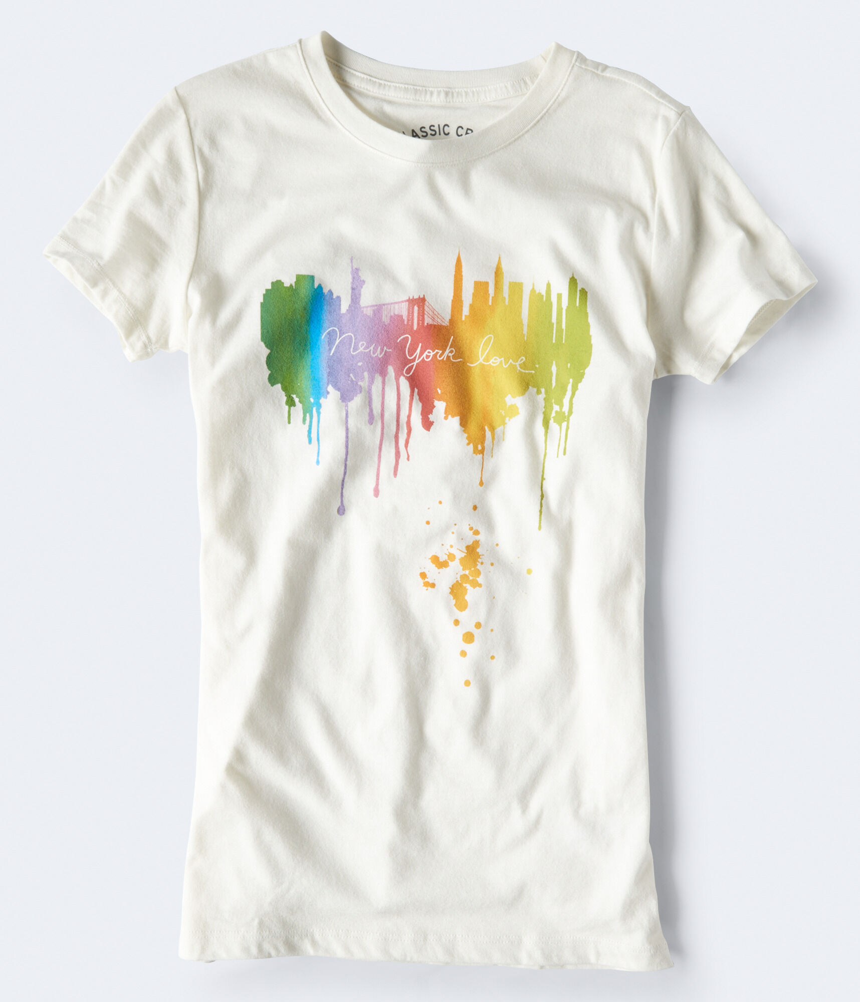 New York Love Watercolor Graphic Tee