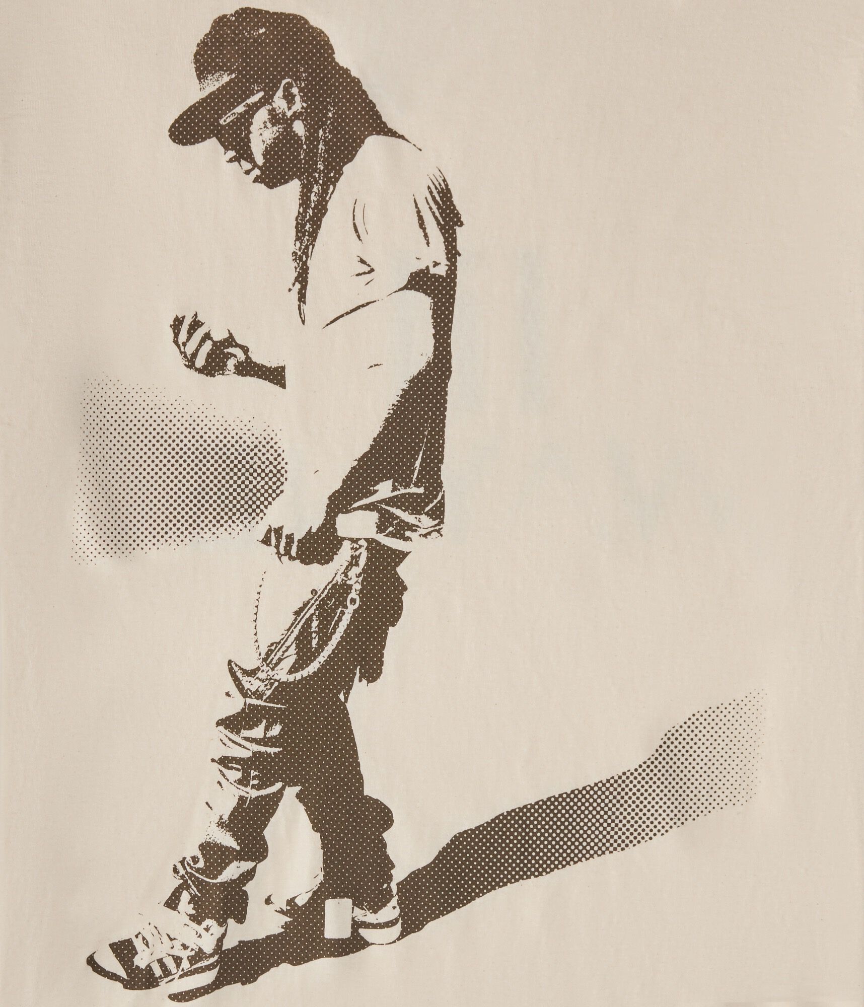 Lil Wayne Shadow Silhouette Relaxed Graphic Tee