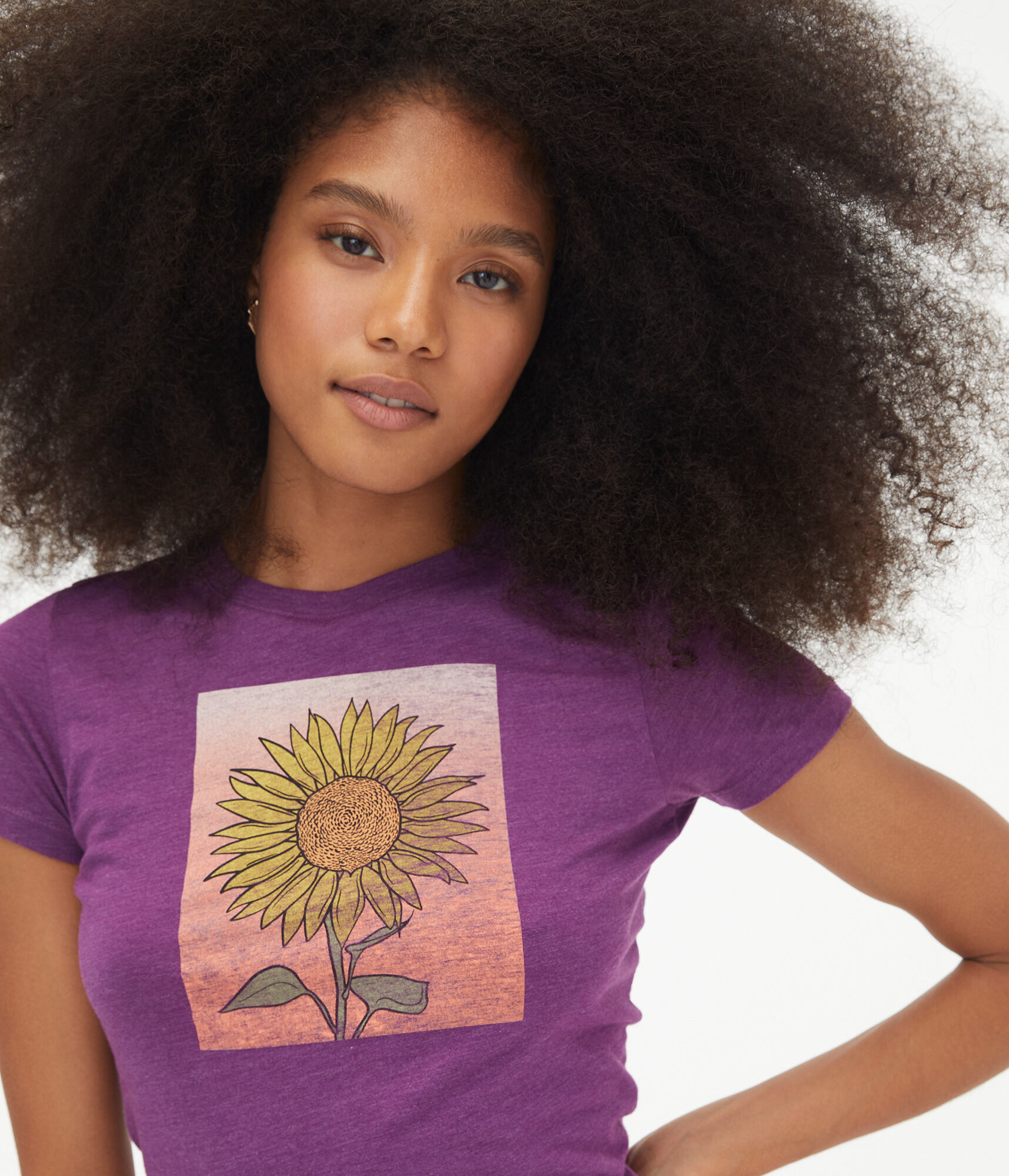 Sunflower Square Graphic Tee