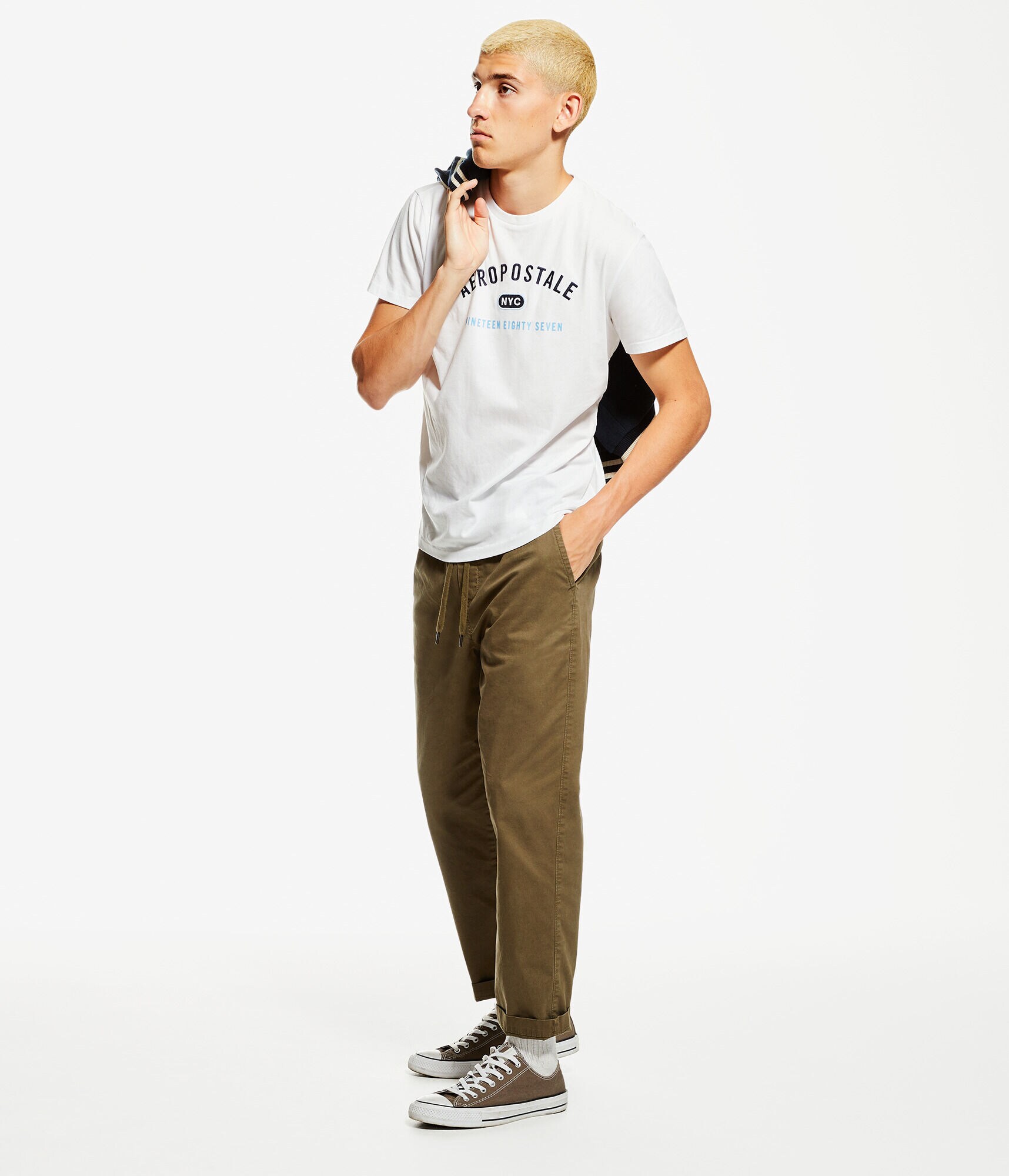 Aeropostale NYC Appliqu&eacute; Graphic Tee