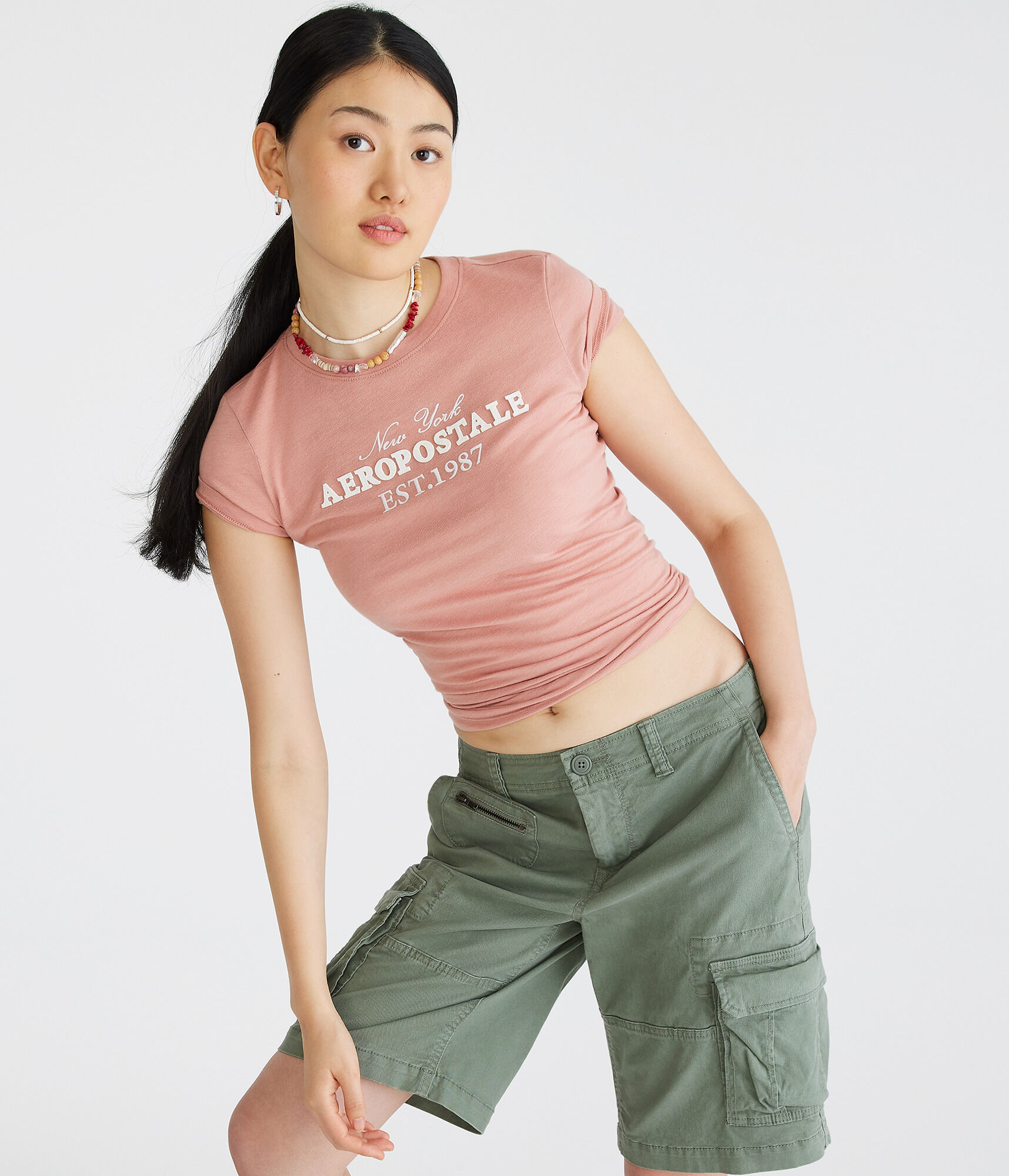 Aeropostale New York Appliqu&eacute; Graphic Tee