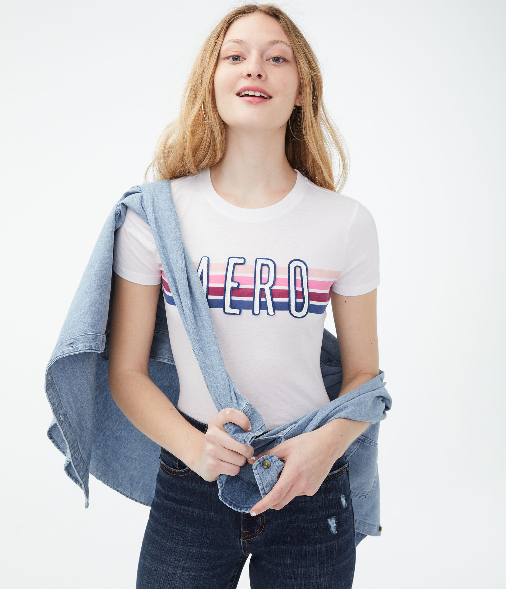 Aero Stripes Graphic Tee