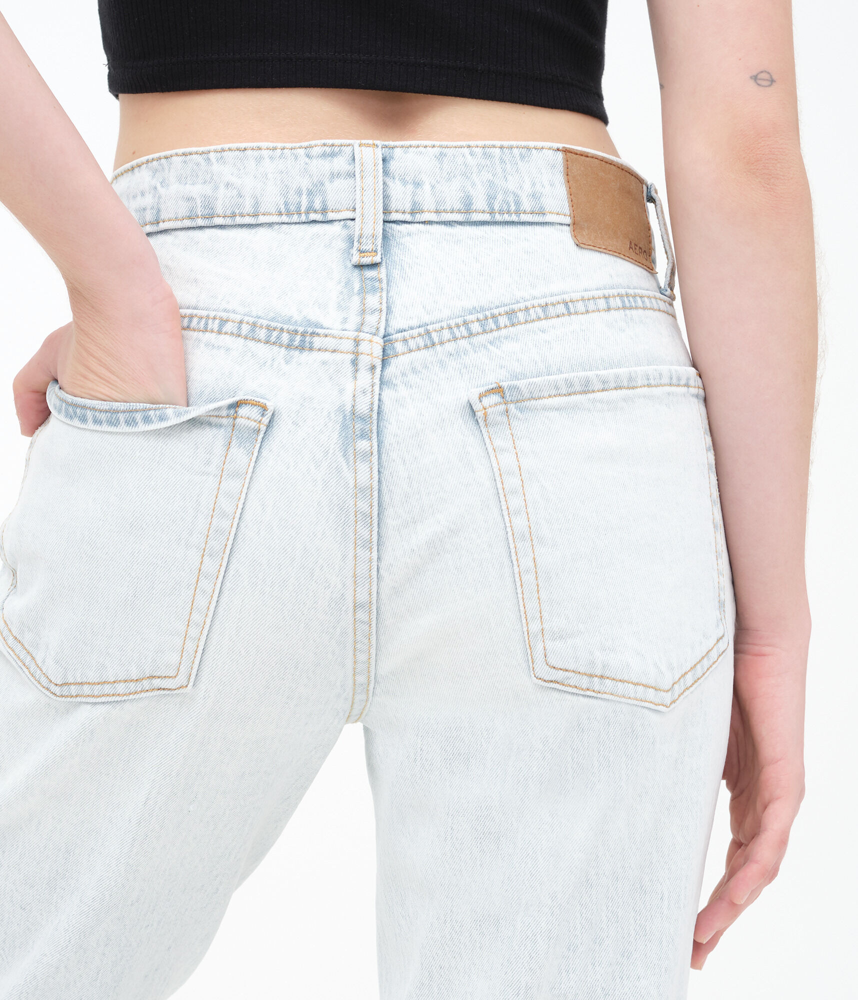 High-Rise Stretch Mom Jean