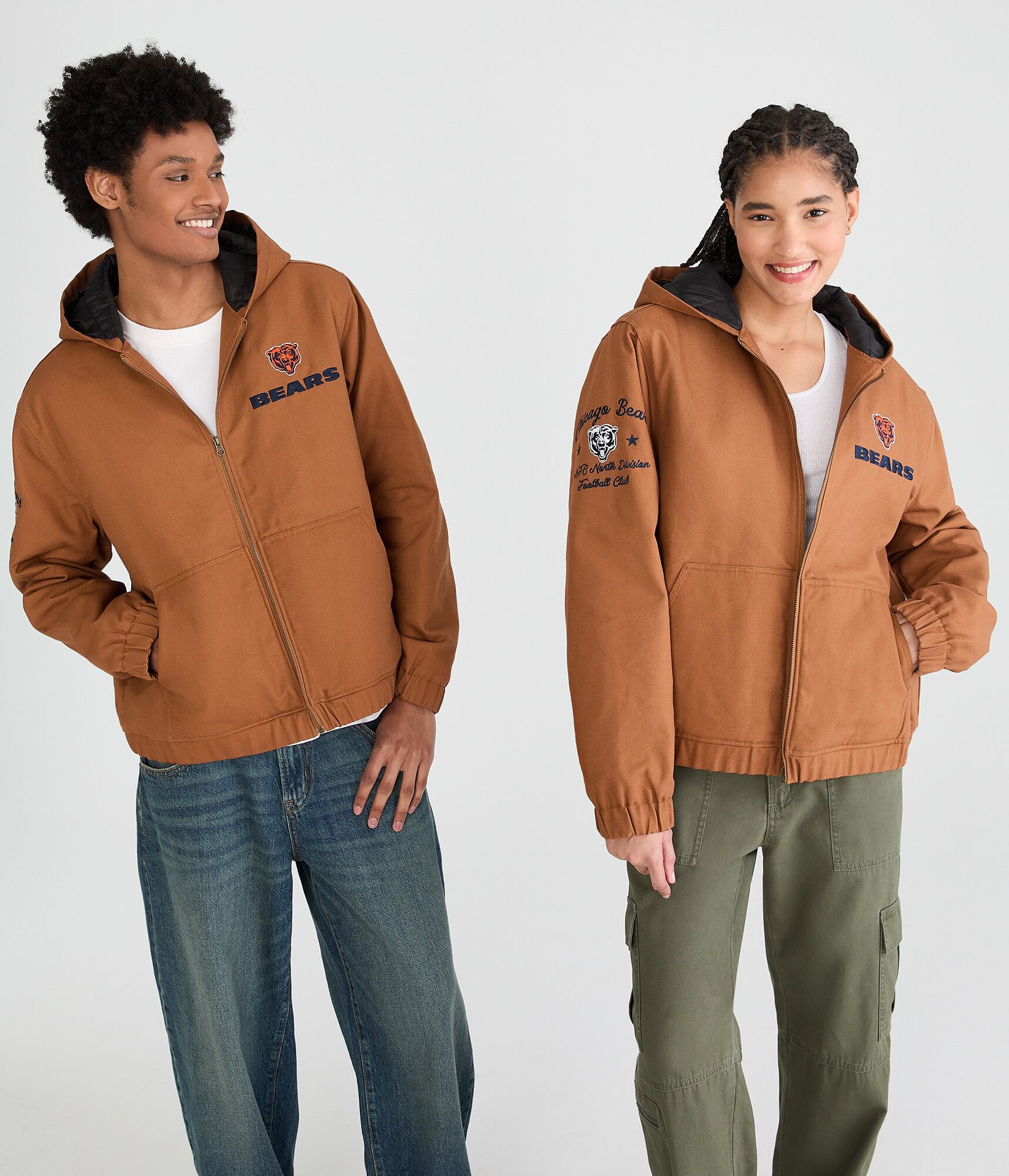 Chicago Bears Hooded Workwear Jacket