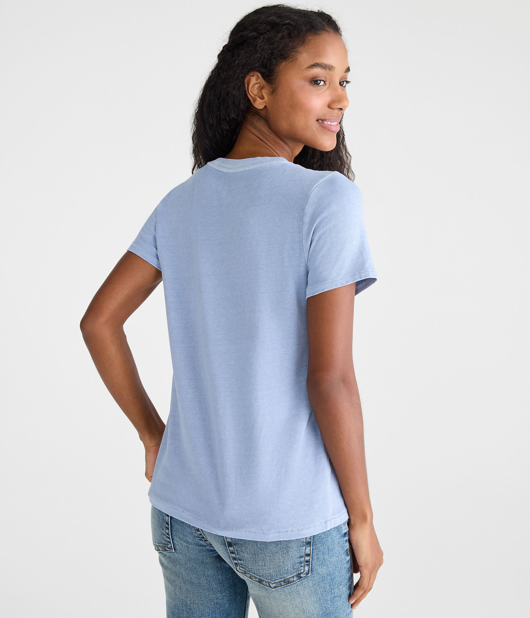 Washed Vintage Fit Crew Tee - SKU MERGED TO 80644558