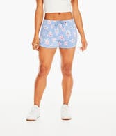 Faded Roses Polyfleece Sleep Shorts