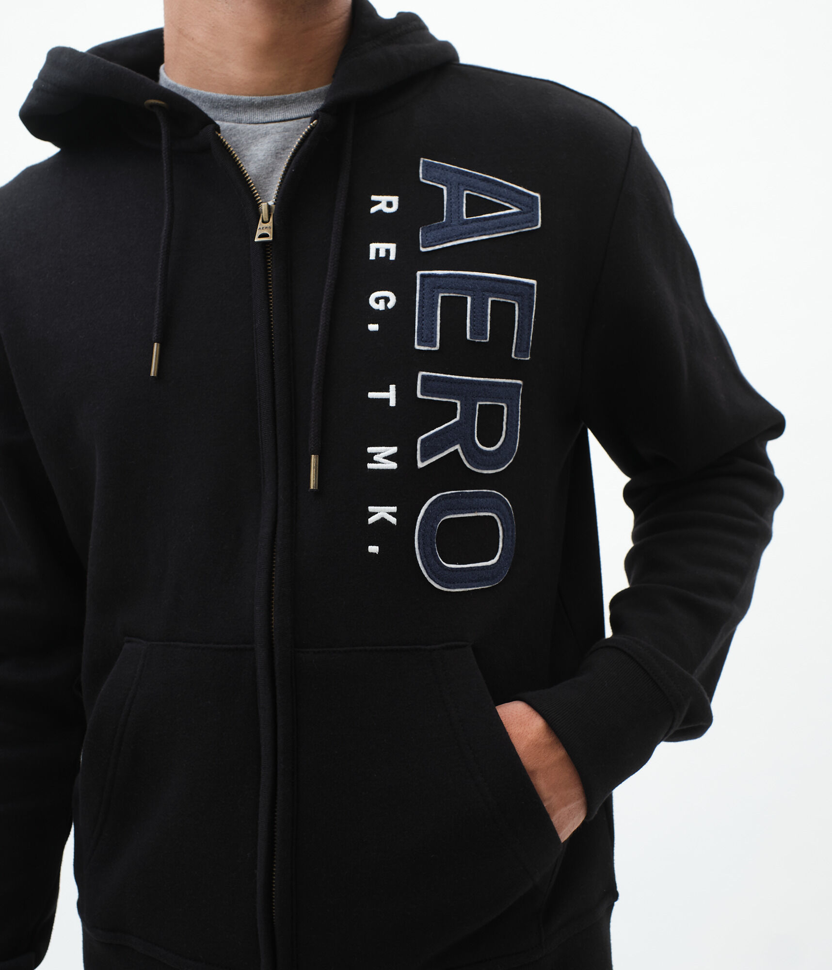 Vertical Aero Full-Zip Hoodie