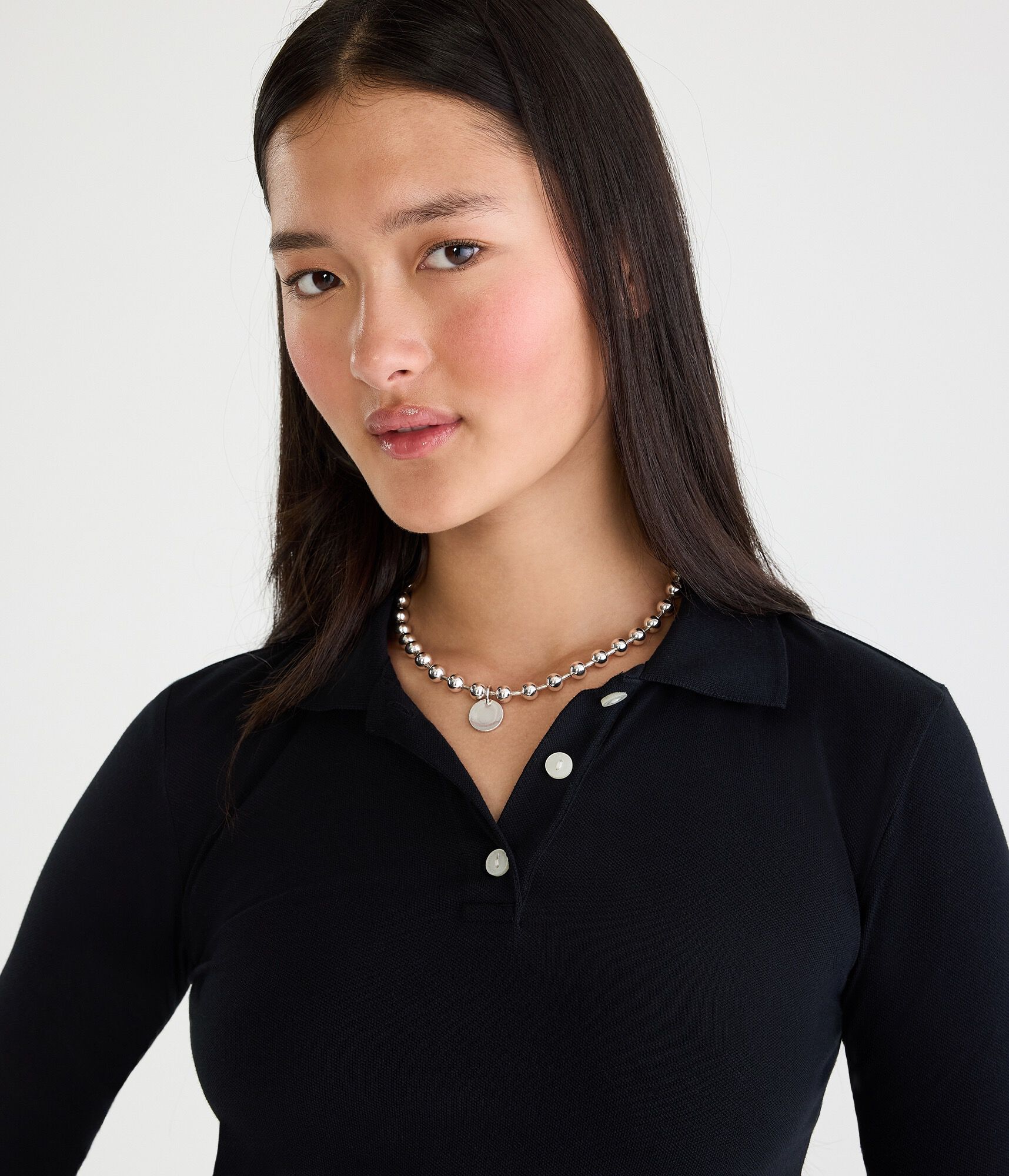 Long Sleeve Uniform Piqu&eacute; Polo