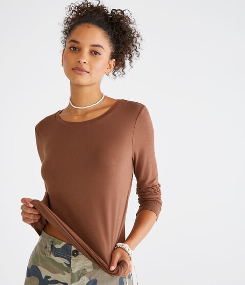 Long Sleeve Seriously Soft Crew Tee Long Sleeve Seriously Soft Crew Tee