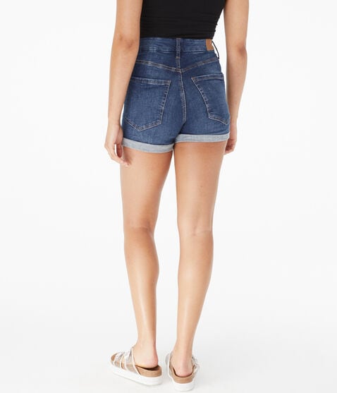 Super High-Rise Curvy Premium Seriously Stretchy Denim Midi Shorts Super High-Rise Curvy Premium Seriously Stretchy Denim Midi Shorts