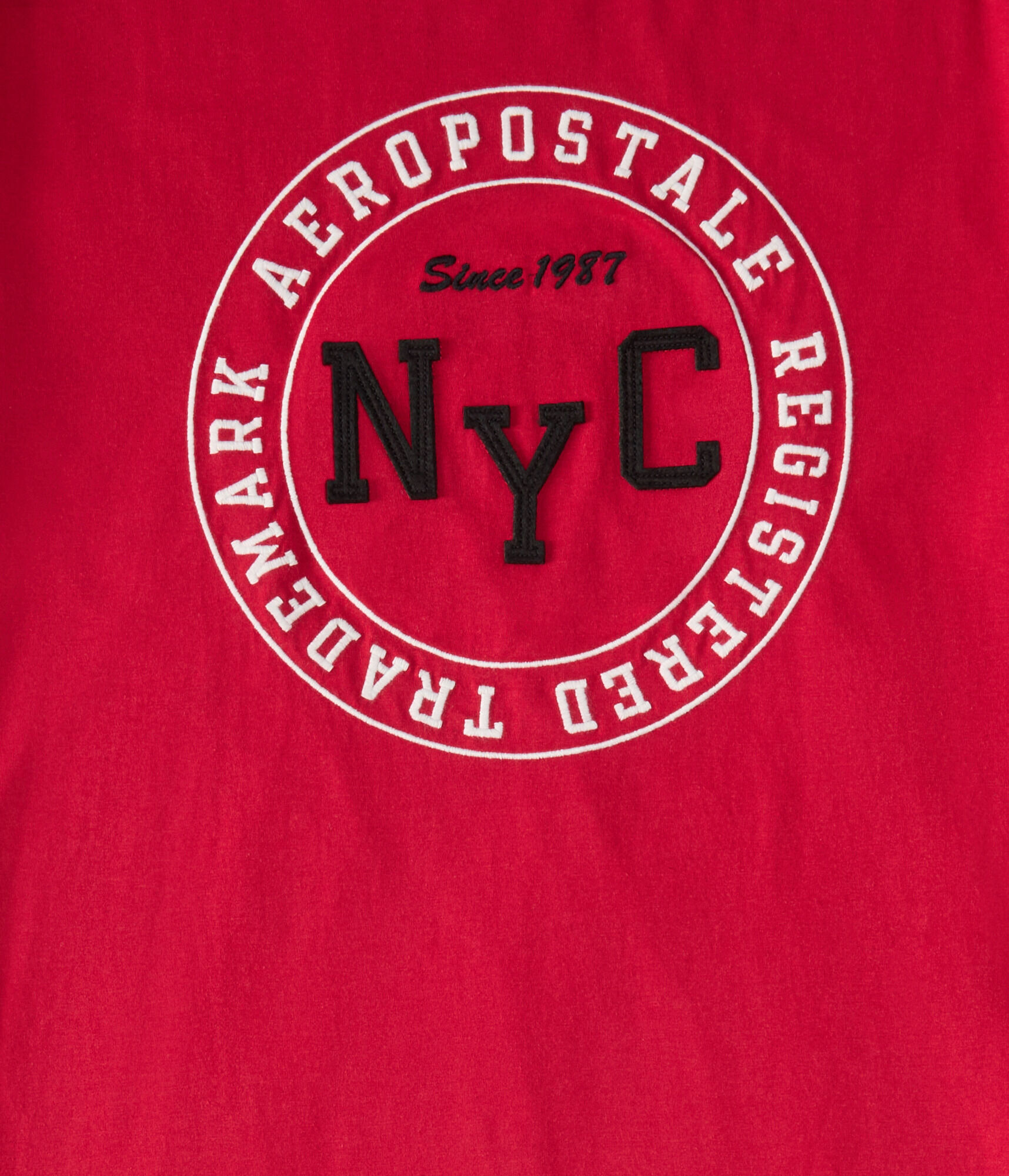 Aero NYC Circle Appliqu&eacute; Graphic Tee