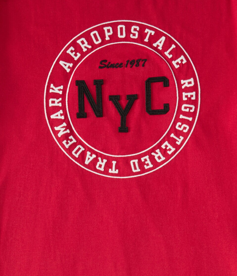 Aero NYC Circle Appliqué Graphic Tee