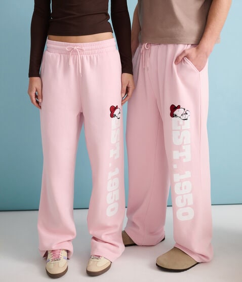 Peanuts® | Aéropostale Western Snoopy 1950 Straight Leg Sweatpants Peanuts® | Aéropostale Western Snoopy 1950 Straight Leg Sweatpants