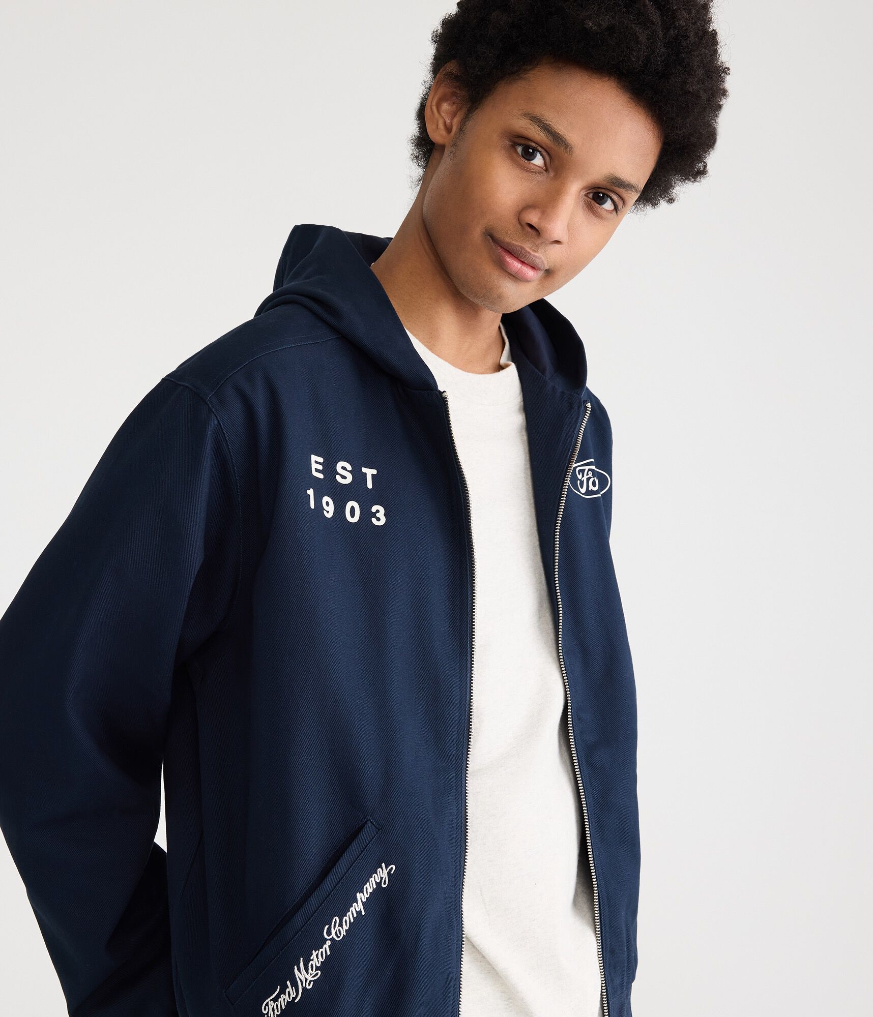 Ford Motor Company Hooded Full-Zip Jacket