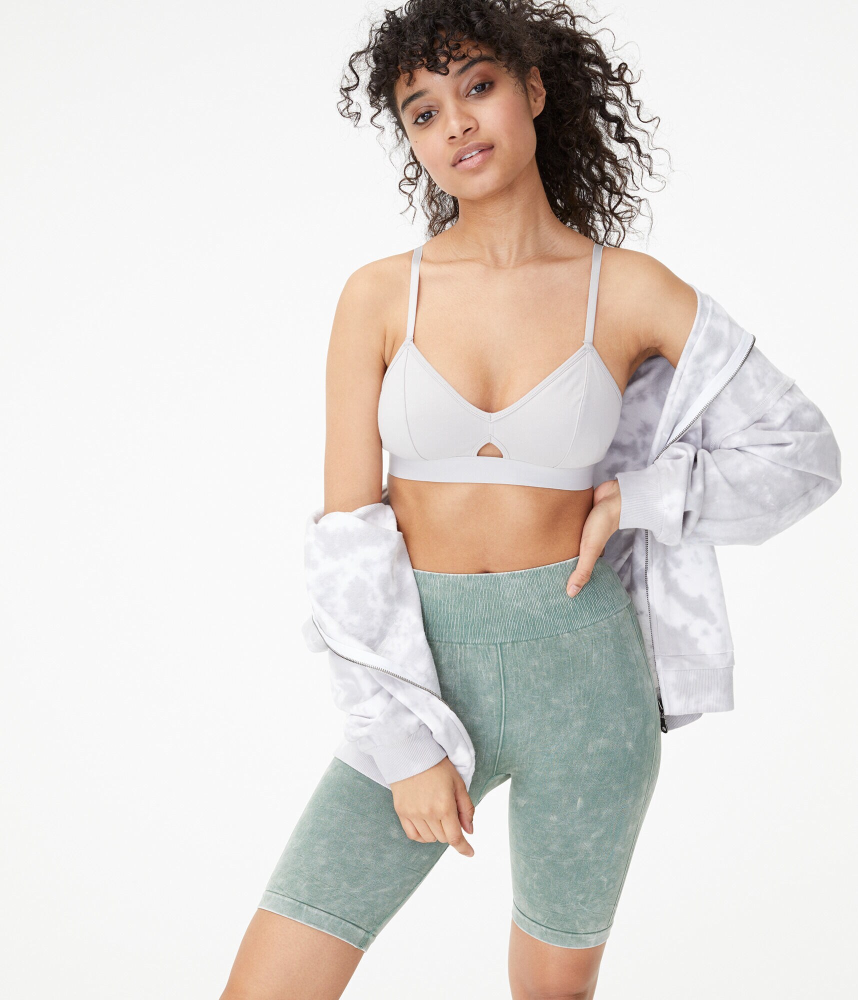 Cutout Triangle Bralette