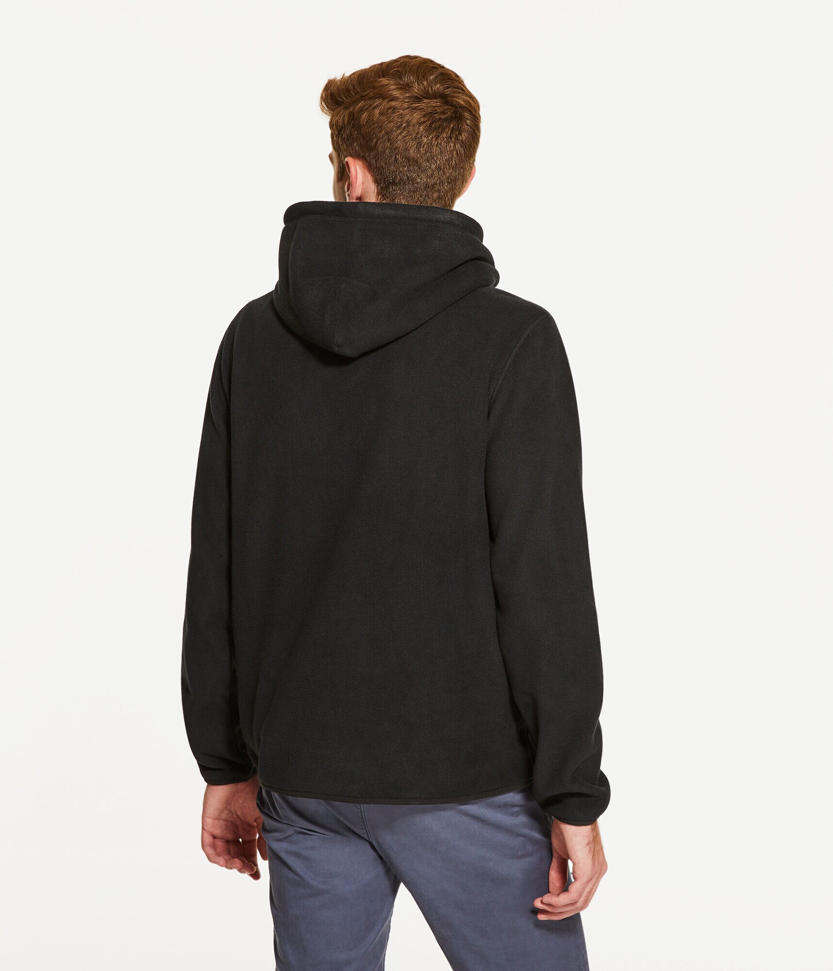 Aero NYC Box Logo Polyfleece Pullover Hoodie