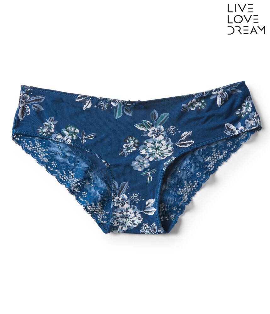 Floral Lace-Back Hipster