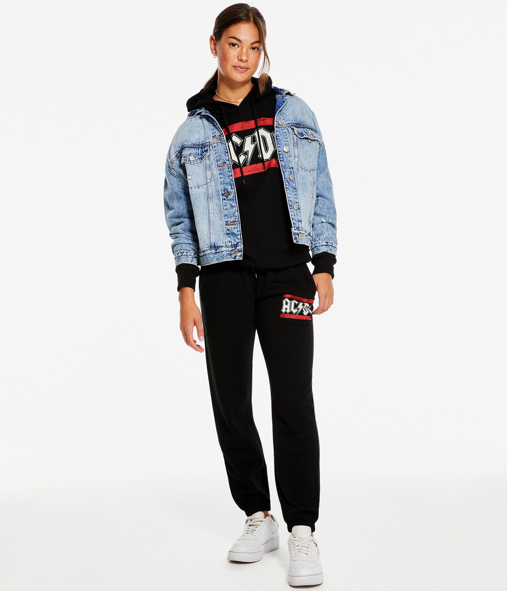 AC/DC High-Rise Cinched Sweatpants