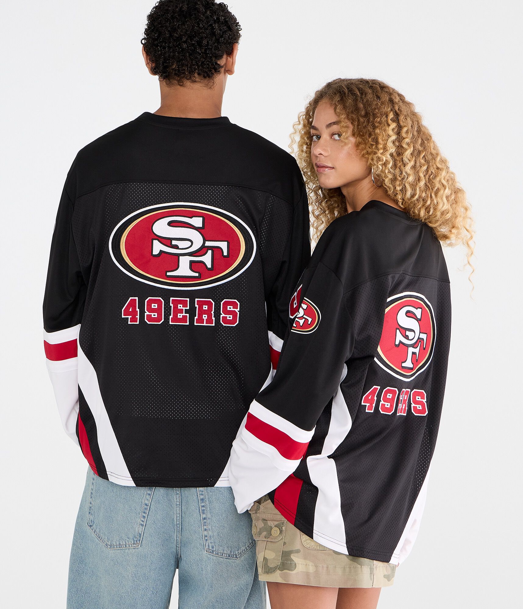 Long Sleeve San Francisco 49ers Mesh Top