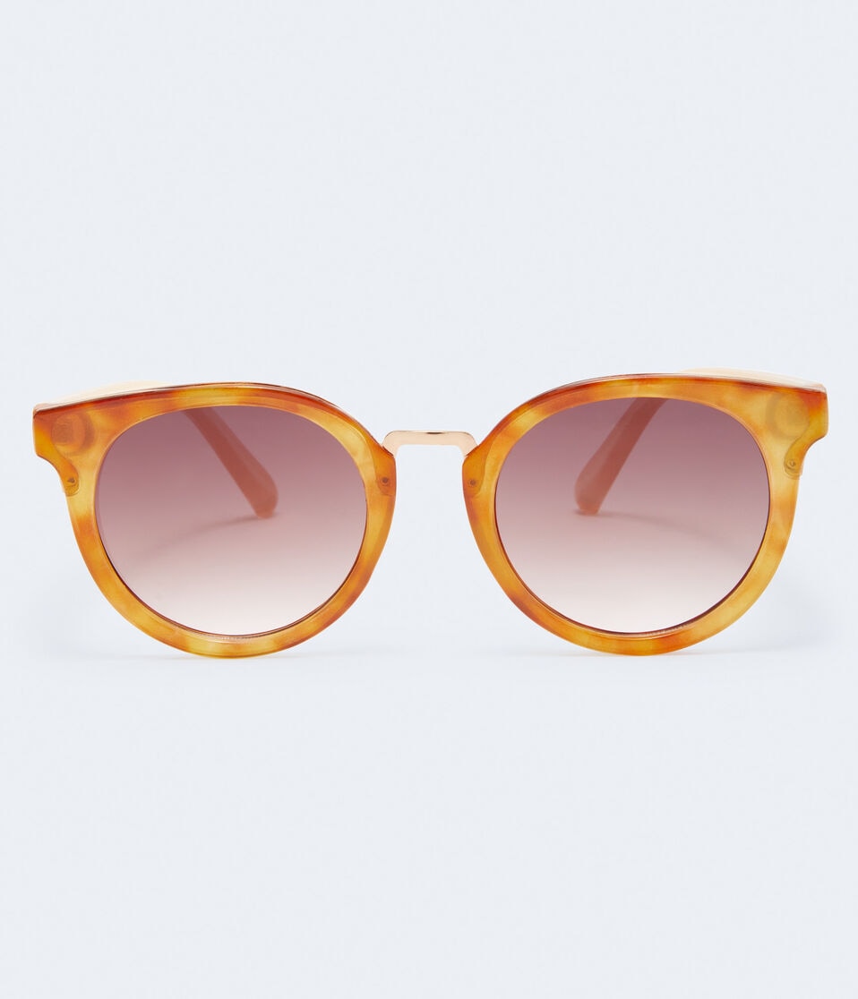 Round Patterned Sunglasses