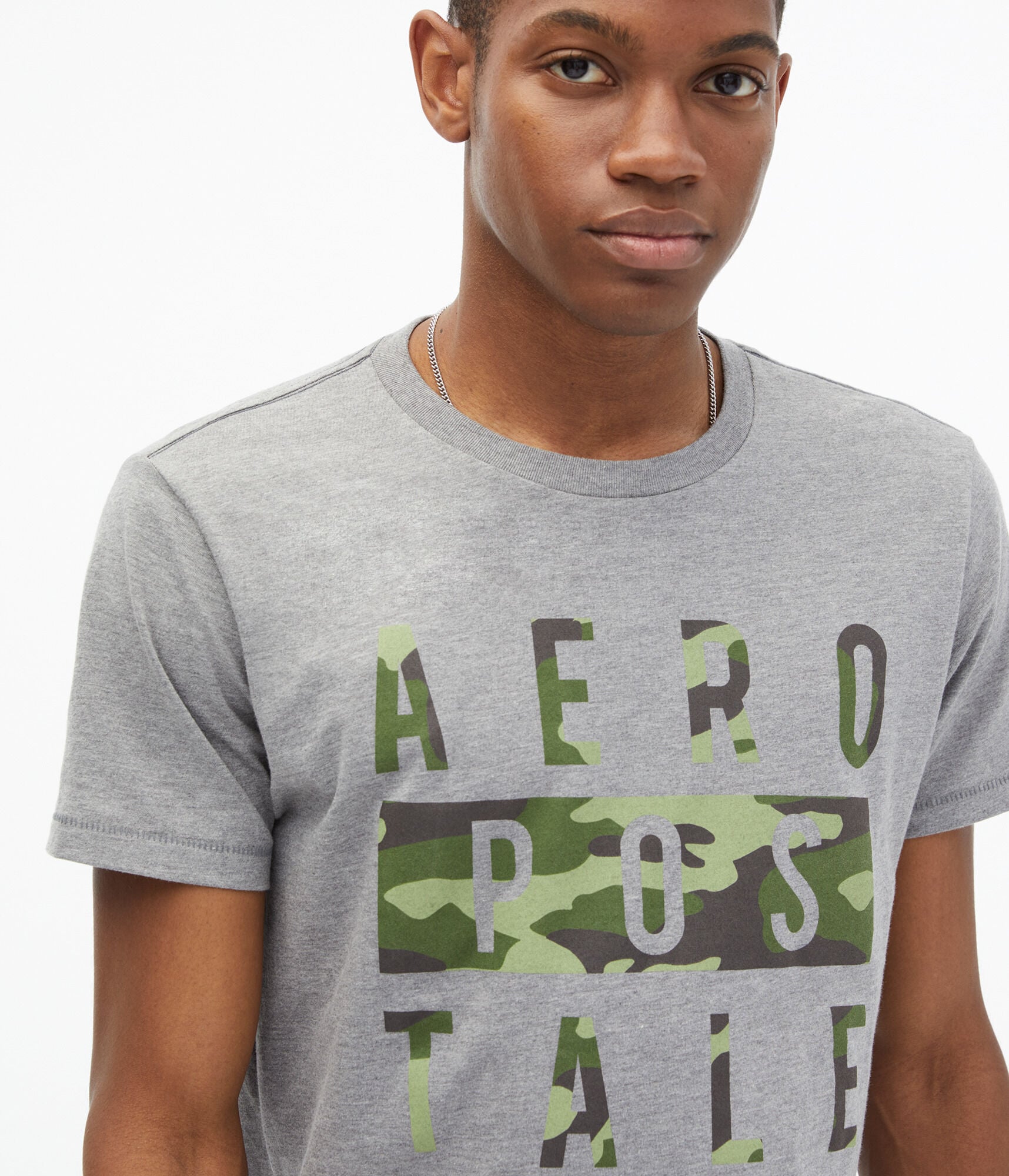 Stacked Camo Aeropostale Graphic Tee