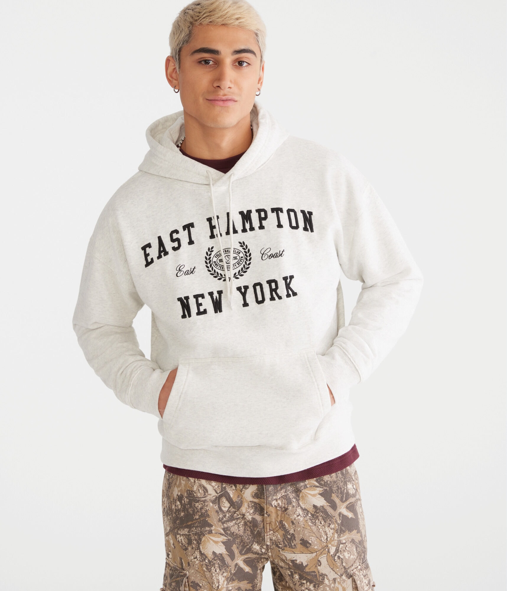 East Hampton New York Pullover Hoodie