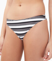 Striped Cheeky Bikini Bottom