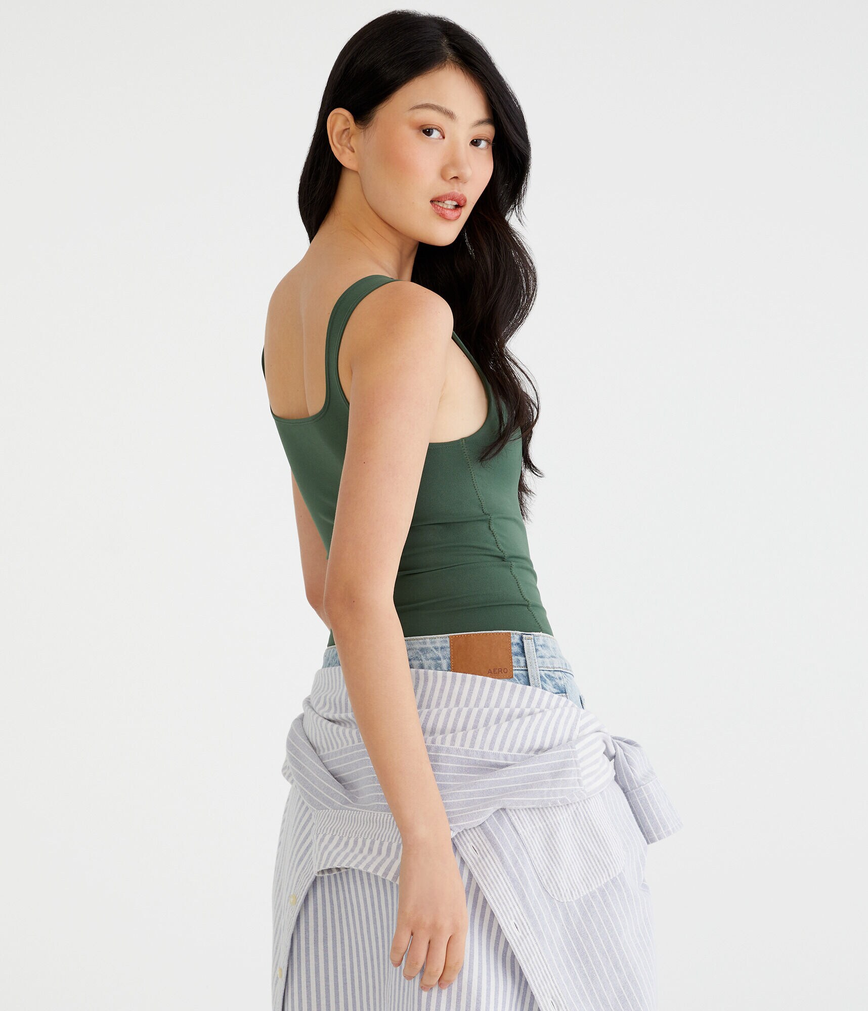 Seriously Soft Sculpt Square-Neck Tank