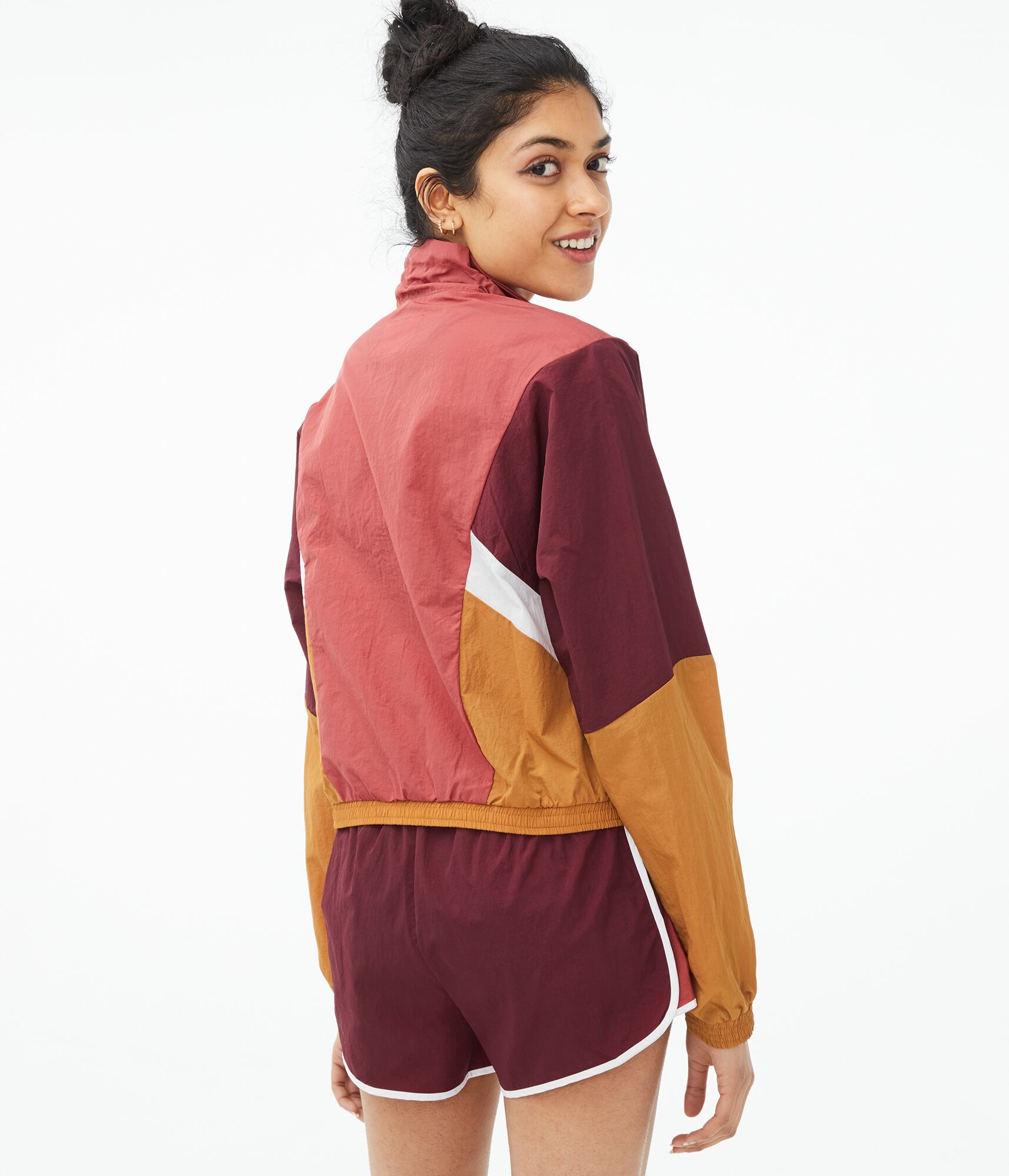 Colorblocked Windbreaker Jacket