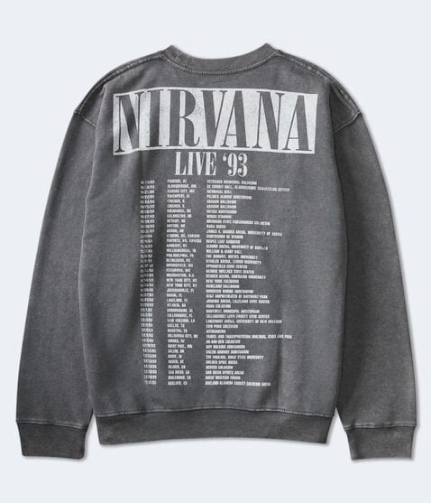Nirvana Live '93 Tour Crew Sweatshirt