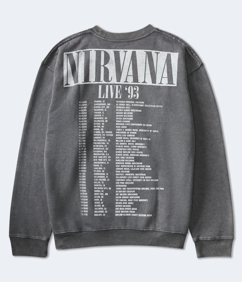 Nirvana Live '93 Tour Crew Sweatshirt