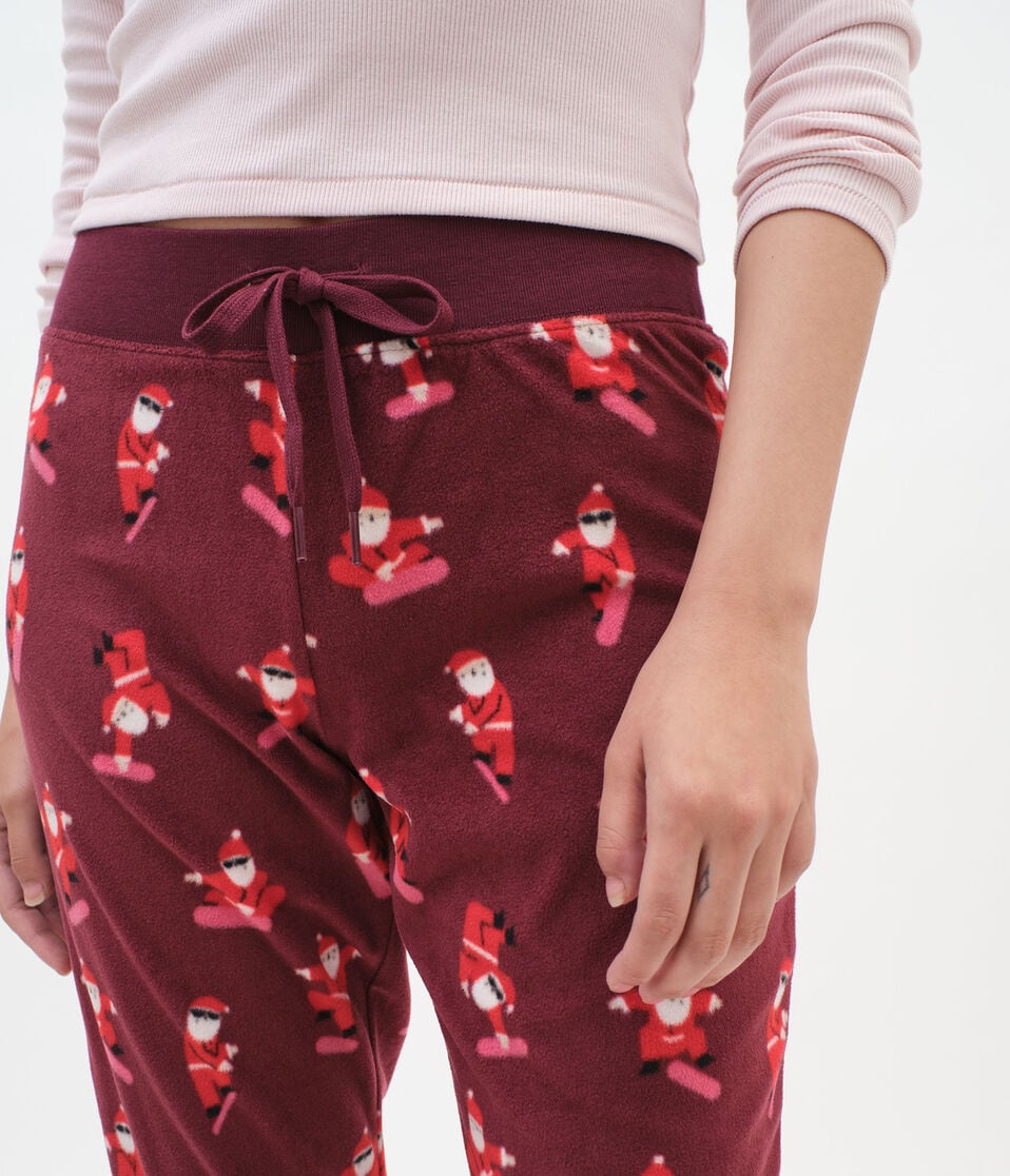 Snowboarding Santas Polyfleece Joggers