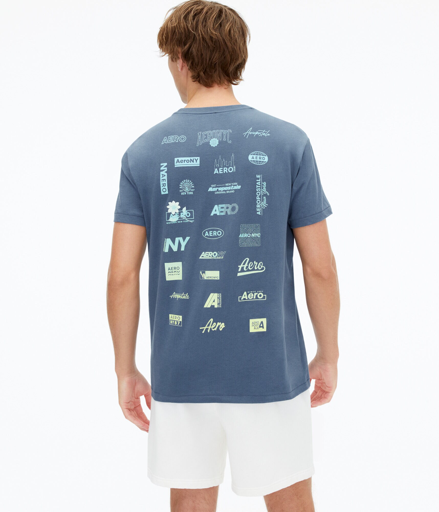 Ombr&eacute; Aero Box Logo Graphic Tee