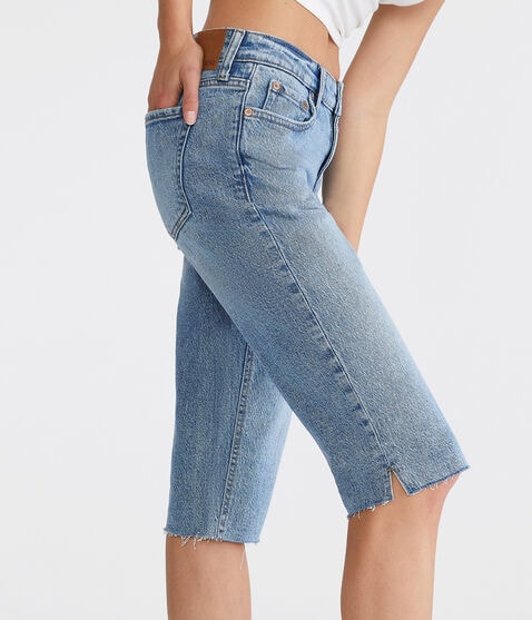Mid-Rise Pedal Pusher Jean