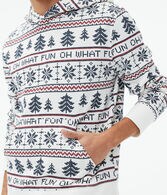 Oh What Fun Fair Isle Pullover Hoodie